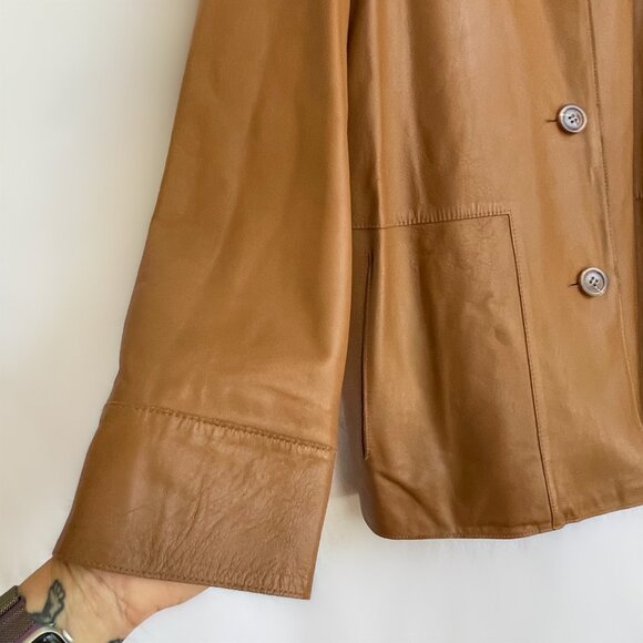 LEATHER JACKET - LNR by La Nouvelle Renaissance - Picture 4 of 8